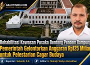 Rehabilitasi Kawasan Pusaka Benteng Pendem Rampung, Pemerintah Gelontorkan Anggaran Rp125 Miliar untuk Pelestarian Cagar Budaya
