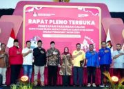 KPU Kediri tetapkan Dhito-Dewi sebagai bupati-wabup terpilih