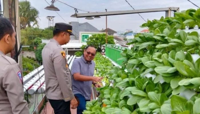 Polisi Sidoarjo Apresiasi Program ketahanan pangan Kampung Edukasi Sampah