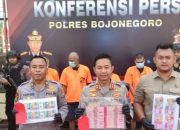 Polres Bojonegoro tangkap sindikat pengedar uang palsu