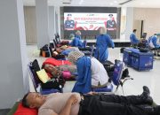 Sambut Hari Bhayangkara ke-79, Polres Tulungagung Gelar Bakti Kesehatan Donor Darah