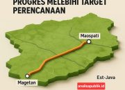 Pelebaran Ruas Jalan Maospati – Batas Kota Magetan Senilai Rp 25 M Lampau Target Awal