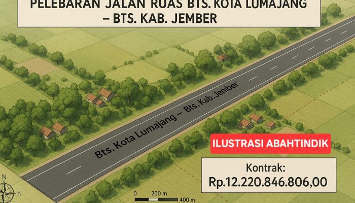 UPT PJJ Probolinggo Optimis Tepat Waktu Proyek Pelebaran Jalan Batas Kota Lumajang – Jember