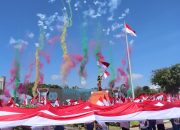 Pecahkan Rekor MURI, Jawa Timur Gelar Kirab Kain Merah Putih 14,9 KM