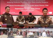 Kejati Jatim Teken Perjanjian Kerja Sama Dengan Bank Jatim, Perkuat Perlindungan dan Kepastian Hukum di Sektor Perbankan