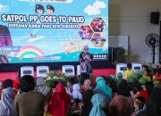 Satpol PP Surabaya Ajak Anak Usia Dini Belajar Disiplin dan Perlindungan Diri