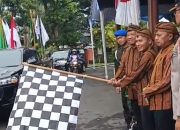 Bupati Gatut Sunu Berangkatkan Kirab Pataka Hari Jadi ke-820