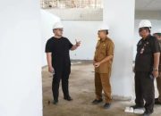 Pemkab Kediri Anggarkan j Miliar di 2026, Pembangunan Stadion Baru Gelora Daha Jayati Masuki Tahap Pemasangan Atap