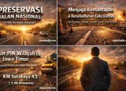 Perawatan Jalan Nasional Surabaya–Pasuruan Diperkuat, Fokus Titik Lalu Lintas Padat