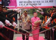 Pedang Pora Sambut  Kedatangan Kapolres Tulungagung AKBP Ihram Kustarto