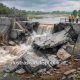 Proyek Dam Pelimpah Sungai Tanggul Rp15 Miliar di Jember Ambrol Saat Masih Tanggung Jawab Kontraktor