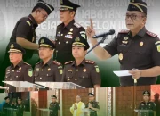 Kajati Jatim Lantik 4 Pejabat Eselon III, Tekankan Penegakan Hukum yang Berintegritas, Adil dan Humanis