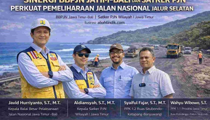 Sinergi BBPJN Jatim–Bali dan Satker PJN Perkuat Pemeliharaan Jalan Nasional Jalur Selatan