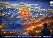 Gempa M 6,5 di Selatan Pacitan, Terasa hingga DIY dan Jawa Tengah