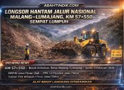 Longsor Tutup Sebagian Jalur Nasional Malang–Lumajang, Alat Berat Langsung Diterjunkan