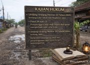 Jalan Kabupaten Rusak, Warga Ngunut Tanam Pohon Pisang sebagai Bentuk Protes