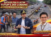 Satker PJN Wilayah IV Jatim Tutup 5.265 Lubang, Kemantapan Jalan Nasional Capai 92,7 Persen