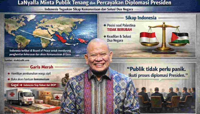 Soal Board of Peace, LaNyalla Minta Publik Tenang dan Percayakan Diplomasi Presiden