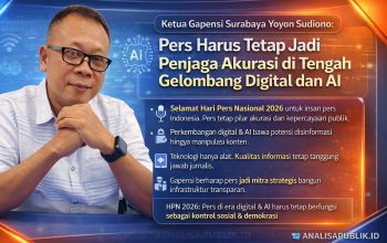 Ketua Gapensi Surabaya Yoyon Sudiono: Pers Tetap Garda Akurasi di Era Digital dan AI