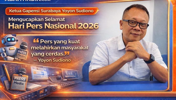 Ketua Gapensi Surabaya Yoyon Sudiono: HPN 2026 Jadi Pengingat Integritas Pers di Tengah Gelombang AI