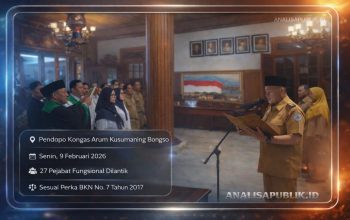 Bupati Gatut Sunu Lantik 27 Pejabat Fungsional, Tegaskan ASN Tak Boleh Hanya Absen