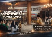 Bupati Tulungagung Lantik 27 Pejabat Fungsional, Tegaskan ASN Tak Boleh Setengah Hati