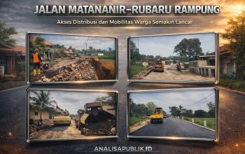 Jalan Matananir–Rubaru Rampung, Distribusi Hasil Tani dan Mobilitas Warga Makin Lancar
