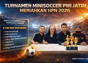 Meriahkan HPN 2026, PWI Jatim Gelar Turnamen Minisoccer Antarjurnalis di Pandaan