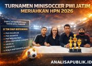 HPN 2026, PWI Jatim Siapkan Turnamen Minisoccer. Delapan Tim Wartawan Sudah Mendaftar