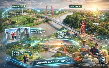 Jembatan Gantung Rindu Perkuat Konektivitas Mojokerto–Sidoarjo