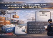 SNI Belum Terbit Sejak 2024, Ratusan Kontainer Keramik Impor Dilaporkan Tertahan di Tanjung Perak