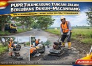 PUPR Tulungagung Gerak Cepat Tambal Jalan Dukuh–Macanbang, Tekan Risiko Kecelakaan