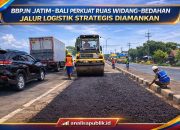 Balai Besar Pelaksanaan Jalan Nasional Jawa Timur–Bali Perkuat Ruas Widang–Bedahan, Jalur Logistik Strategis Diamankan