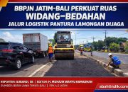 Balai Besar Pelaksanaan Jalan Nasional Jawa Timur–Bali Perkuat Ruas Widang–Bedahan, Jalur Logistik Utara Lamongan Diamankan