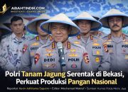 Polri Tanam Jagung Serentak di Bekasi, Perkuat Produksi Pangan Nasional