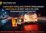 Kapolres Pemalang Pimpin Penguraian Arus Balik di Rest Area KM 319B, Pengamanan Diperketat