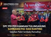 DPC PDI Perjuangan Tulungagung Sambangi PAC dan Ranting. Salurkan Paket Sembako Ramadhan