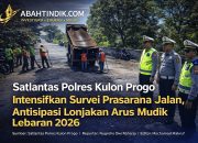 Satlantas Polres Kulon Progo Intensifkan Survei Prasarana Jalan, Antisipasi Lonjakan Arus Mudik Lebaran 2026