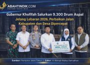 Gubernur Khofifah Salurkan 9.300 Drum Aspal Jelang Lebaran 2026, Perbaikan Jalan Kabupaten dan Desa Dipercepat