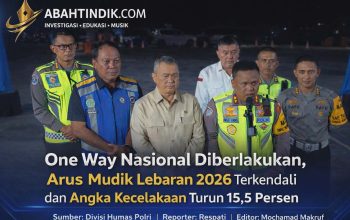 One Way Nasional Diberlakukan, Arus Mudik Lebaran 2026 Terkendali dan Angka Kecelakaan Turun 15,5 Persen