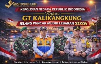 Kepolisian Negara Republik Indonesia Tinjau GT Kalikangkung Jelang Puncak Mudik Lebaran 2026