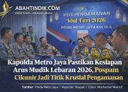 Kapolda Metro Jaya Pastikan Kesiapan Arus Mudik Lebaran 2026, Pospam Cikunir Jadi Titik Krusial Pengamanan
