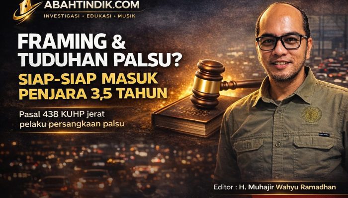 Framing & Tuduhan Palsu? Siap-Siap Masuk Penjara 3,5 Tahun