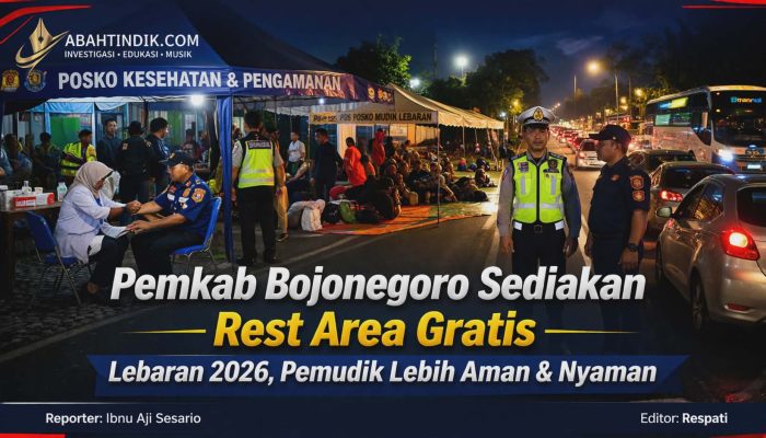 Pemkab Bojonegoro Sediakan Rest Area Gratis Lebaran 2026, Pemudik Lebih Aman dan Nyaman