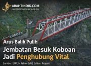 Jembatan Besuk Koboan Lumajang Dibangun Pascabencana Semeru, Kini Jadi Infrastruktur Vital Penghubung Wilayah