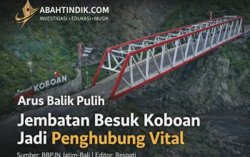 Jembatan Besuk Koboan Lumajang Dibangun Pascabencana Semeru, Kini Jadi Infrastruktur Vital Penghubung Wilayah