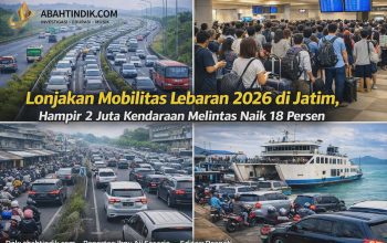 Lonjakan Mobilitas Lebaran 2026 di Jatim Hampir 2 Juta Kendaraan Melintas Naik 18 Persen