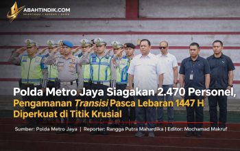 Polda Metro Jaya Siagakan 2.470 Personel, Pengamanan Transisi Pasca Lebaran 1447 H Diperkuat di Titik Krusial