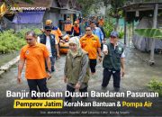 Banjir Rendam Dusun Bandaran Pasuruan, Pemprov Jatim Kerahkan Bantuan dan Pompa Air