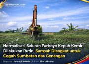 Normalisasi Saluran Purboyo Kepuh Kemiri Dilakukan Rutin, Sampah Diangkat untuk Cegah Sumbatan dan Genangan